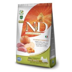 N&D - N&D Tahılsız Balkabaklı Yaban Domuzlu Tahılsız Küçük Irk Köpek Maması 2,5 Kg.