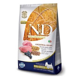 N&D L.GRAIN - N&D Düşük Tahıllı Kuzulu Küçük Irk Yetişkin Köpek Maması 7 Kg.