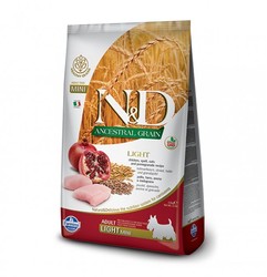 N&D - N&D Düşük Tahıllı Light Mini Tavuklu Narlı Köpek Maması 2,5 Kg.