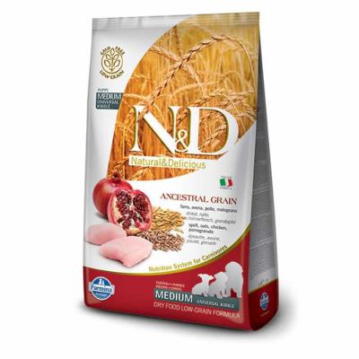 N&D Düşük Tahıllı Tavuklu Küçük Irk Yetişkin Köpek Maması 7 Kg. - 1