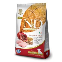 N&D - N&D Düşük Tahıllı Tavuklu Narlı Küçük Irk Yavru Köpek Maması 2,5 Kg.