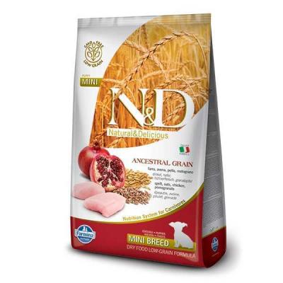 N&D Düşük Tahıllı Tavuklu Narlı Küçük Irk Yavru Köpek Maması 2,5 Kg. - 1