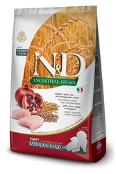 N&D L.GRAIN - N&D Düşük Tahıllı Tavuklu Orta Ve Büyük Irk Yavru Köpek Maması 2.5 Kg.