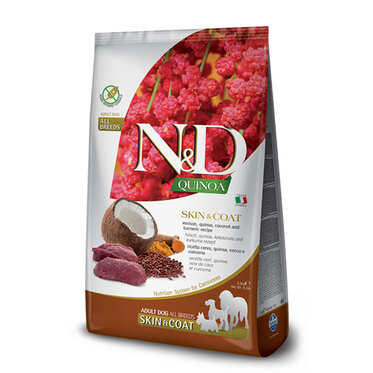 N&D QUINOA - N&D Kinoa Skın&Coat Geyik Hind.Cev. Adult Mini 2,5 Kg.