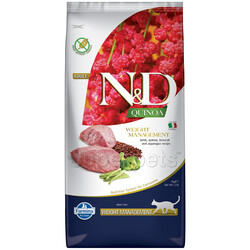 N&D QUINOA - N&D Kinoa Weıght Management Kuzu Yetişkin Kedi Maması 5 Kg.