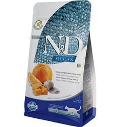 N&D OCEAN - N&D Ocean Balkabaklı Balıklı Portakallı Kedi Maması 5 Kg.