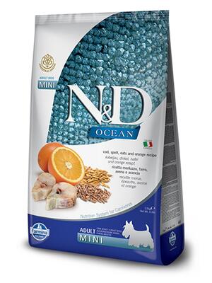 N&D Ocean Düşük Tahıllı Balıklı Küçük Irk Yetişkin Köpek Maması 7 Kg. - 1