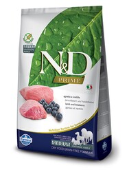 N&D - N&D Prime Kuzu Etli Orta Irk Yetişkin Köpek Maması 12 Kg.