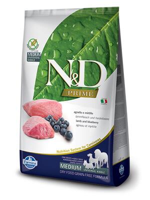N&D Prime Kuzu Etli Orta Irk Yetişkin Köpek Maması 12 Kg. - 1