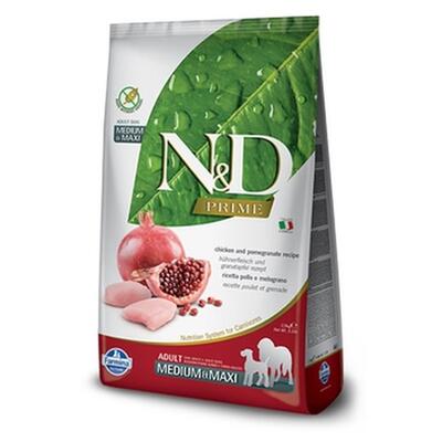 N&D Prime Tavuklu Orta Ve Büyük Irk Tahılsız Yetişkin Köpek Maması 2.5 Kg. - 1
