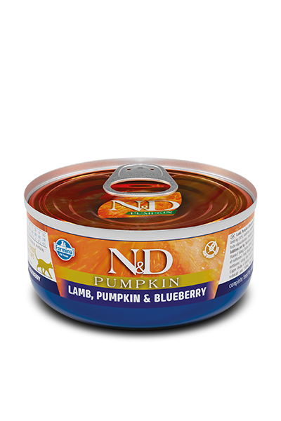 N&D Pumpkın Balkabaklı Kuzulu Tahılısız Kedi Konservesi 70 Gr. - 1