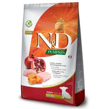 N&D - N&D Pumpkin Mini Puppy Tavuklu Narlı Yavru Köpek Maması 7 Kg
