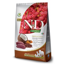 N&D QUINOA - N&D Quinoa Skin Coat Geyik Yetişkin Köpek Maması 2.5 Kg.