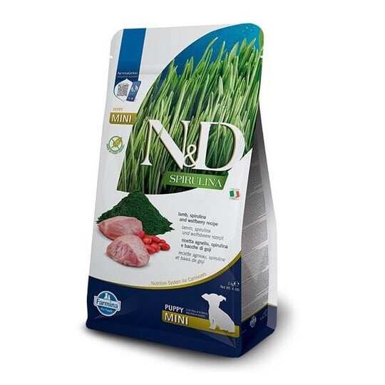 N&D SPİRULİNA - N&D Spirulina Takviyeli Kuzulu Küçük Irk Yavru Köpek Maması 2kg