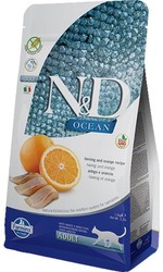 N&D - N&D Ocean Tahılsız Ocean Ringa Balığı Ve Portakallı Yetişkin Kedi Maması 1,5 Kg. (1)