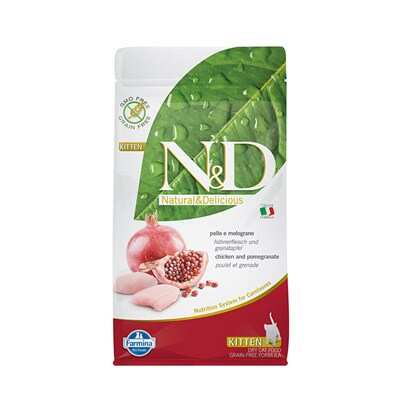 N&D - N&D Prıme Tahılsız Tavuk & Nar Yavru, Hamile, Emziren Kedi Maması 1,5 Kg.