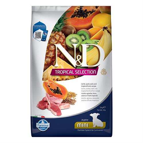 N&D - N&D Tropical Mini Kuzulu Yavru Köpek Maması 1,5 KG