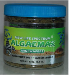 New Life Spectrum - New Life Spectrum Algae Max Mini Wafers Tablet Yem 7,5 Mm - 125 Gr (1)