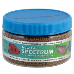 New Life Spectrum All Purpose Formula Balık Yemi 1 Mm - 60 Gr - Thumbnail