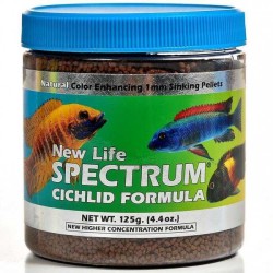 New Life Spectrum - New Life Spectrum Cichlid Formula Balık Yemi 1 Mm - 125 Gr
