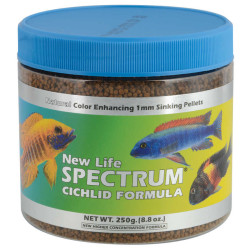 New Life Spectrum - New Life Spectrum Cichlid Formula Balık Yemi 1 Mm - 250 Gr