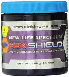 New Life Spectrum - New Life Spectrum Hex-Shield Balık Yemi 3 Mm - 125 Gr (1)