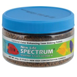 New Life Spectrum - New Life Spectrum Marine Formula Balık Yemi 1 Mm - 60 Gr