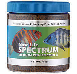 New Life Spectrum - New Life Spectrum Medium Fish Formula Balık Yemi 2 Mm - 125 Gr (1)