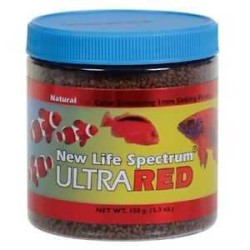 New Life Spectrum - New Life Spectrum Ultra Red Medium Balık Yemi 2 Mm - 125 Gr