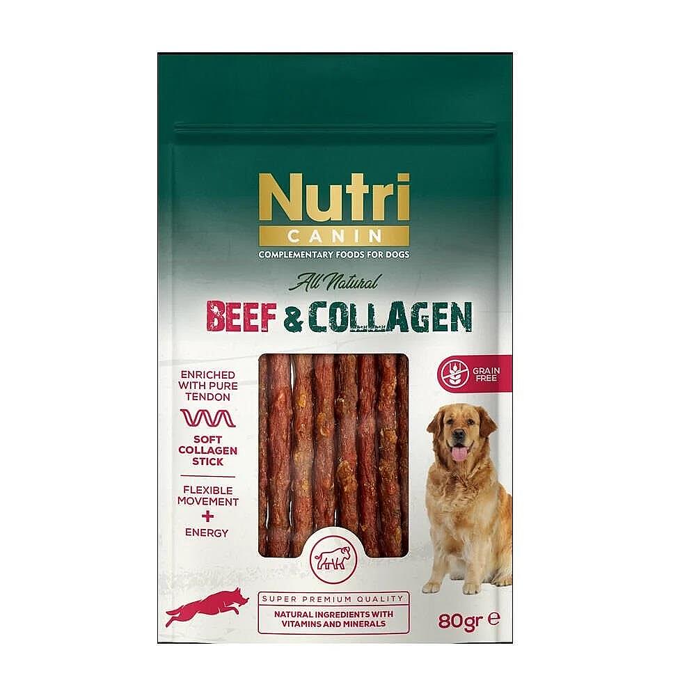 Nutri Canin Biftekli ve Kolajenli Tahılsız Et Ödülü 80 Gr - 1