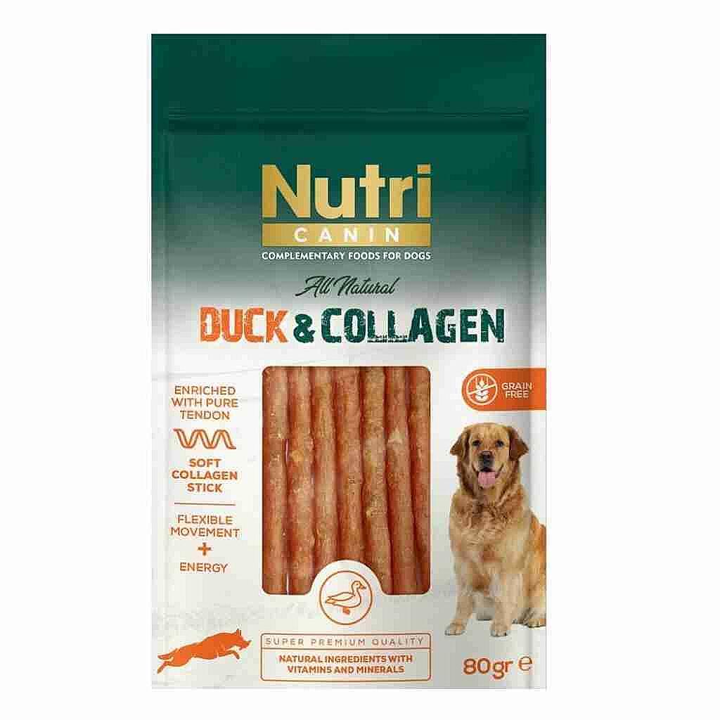Nutri Canin Duck Collagen Stick Ördek Etli Köpek Ödülü 80 Gr - 1