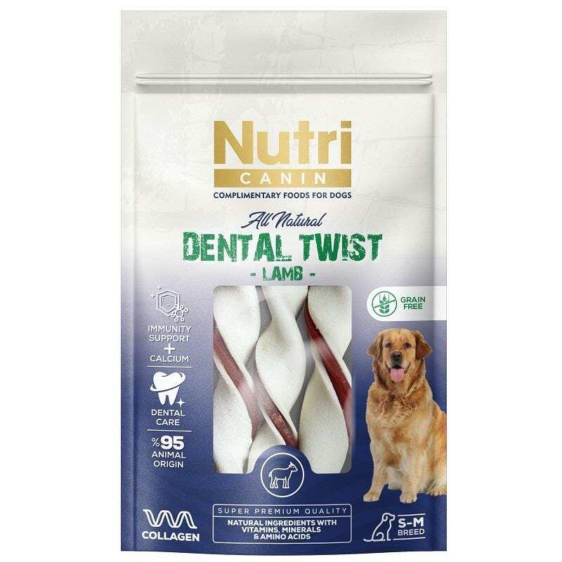 Nutri Canin - NUTRI CANIN KUZU ETLİ DENTAL KEMİK 80 GR