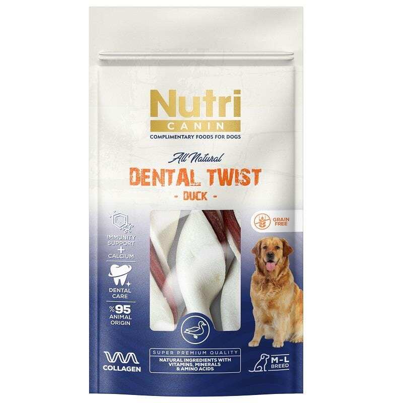 Nutri Canin - NUTRI CANIN ÖRDEK ETLİ DENTAL KEMİK 120 GR