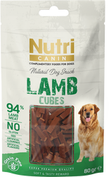 Nutri Canin - Nutri Canin Tahılsız Kuzu Etli Küp Köpek Ödül Maması 80 G