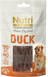 Nutri Canin - Nutri Canin Tahılsız Ördekli Köpek Ödül Maması 80 G