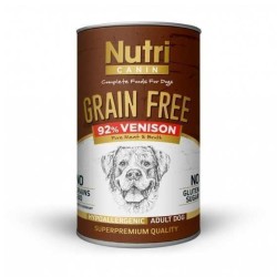 Nutri Canin - Nutri Canine Tahılsız Geyik Etli Patatesli Köpek Konservesi 400 Gr.