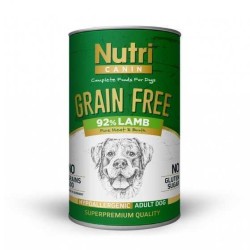 Nutri Feline - Nutri Canine Tahılsız Kuzulu Patatesli Köpek Konservesi 400 Gr.