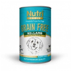 Nutri Feline - Nutri Canine Tahılsız Kuzulu Yavru Köpek Konservesi 400 Gr.