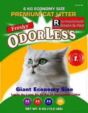 Freshy - ​Odorless Ekstra Kristal Kedi Kumu 3.8 Lt