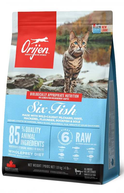 Orijen 6 Balıklı Tahılsız Kedi Maması 1,8 Kg. - Thumbnail