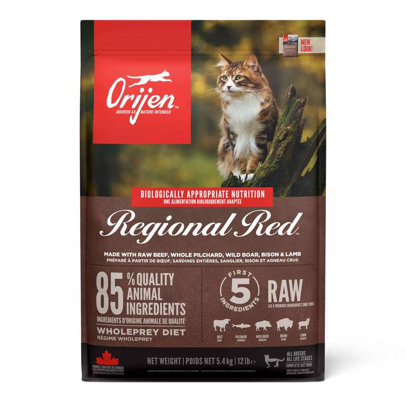 Orijen - Orijen Regional Red Yetişkin Tahılsız Kedi Maması 5,4 Kg.