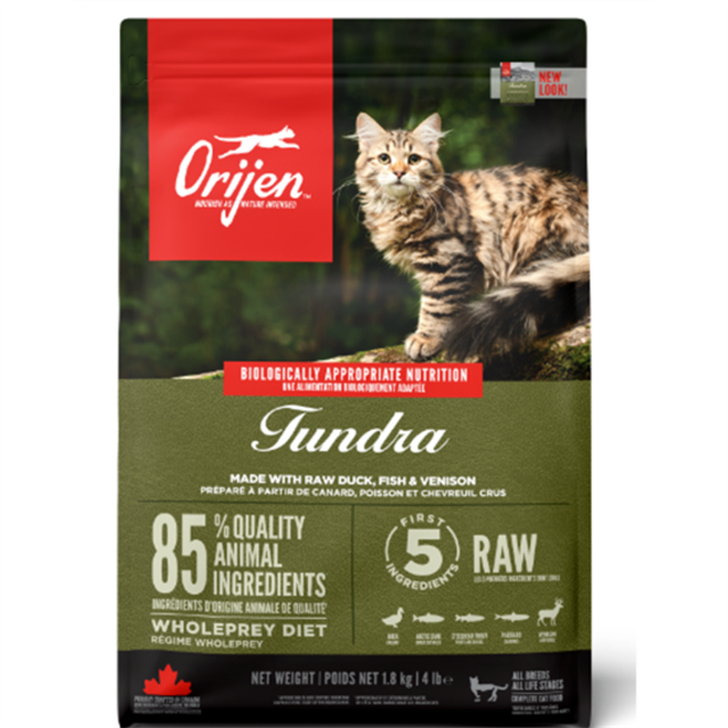Orijen - Orijen Tundra Tahılsız Kedi Maması 5,4 Kg.