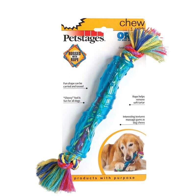 Petstages - Petstages Orka Stick Büyük Irk Köpekler İçin Diş İpli Kauçuk Köpek Oyuncağı