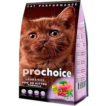 Pro Choice - PROCHOİCE KUZULU PİRİNÇLİ YAVRU KEDİ MAMASI 2 KG.