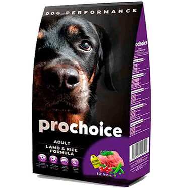 Pro Choice - PROCHOİCE LAMB KUZU ETİ VE PİRİNÇLİ KÖPEK MAMASI 12 KG.