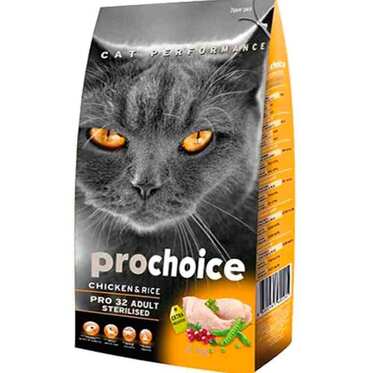 Pro Choice - PROCHOİCE PRO 32 KISIRLAŞTIRILMIŞ KEDİ MAMASI 2 KG.