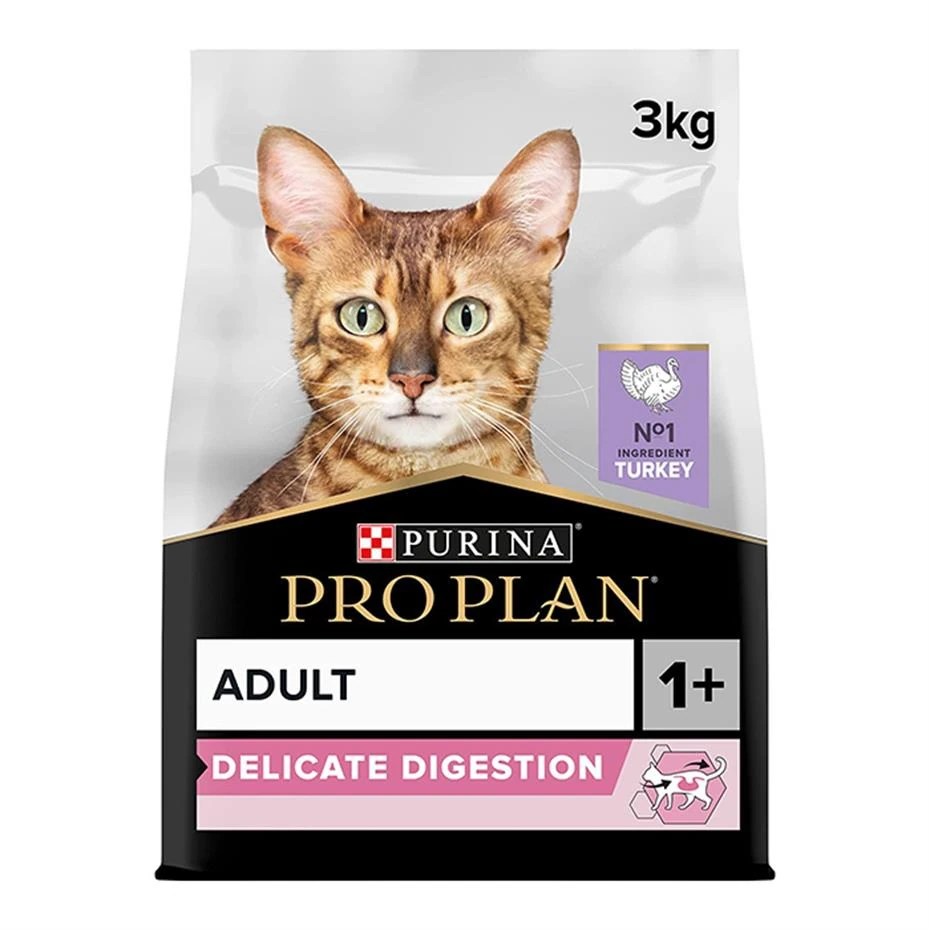 Pro Plan Delicate Hindili Yetişkin Kuru Kedi Maması 3 Kg. - Thumbnail