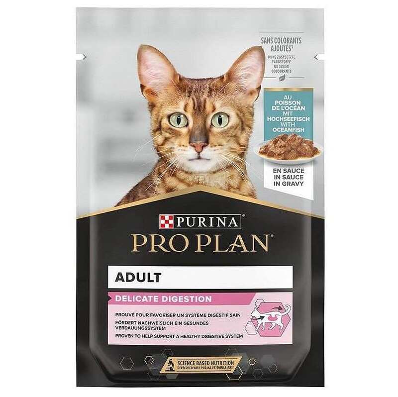 Pro Plan - Pro Plan Delicate Okyanus Balıklı Pouch Kedi Konservesi 85 Gr