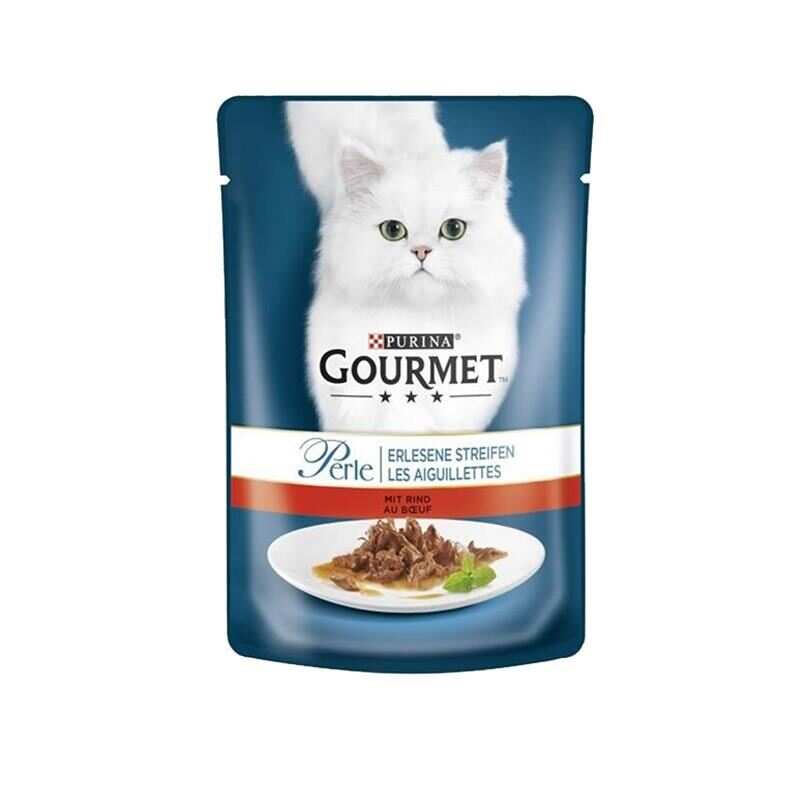 Pro Plan Gourmet Perle Izgara Sığır Etli Kedi Maması 85 Gr. - Thumbnail