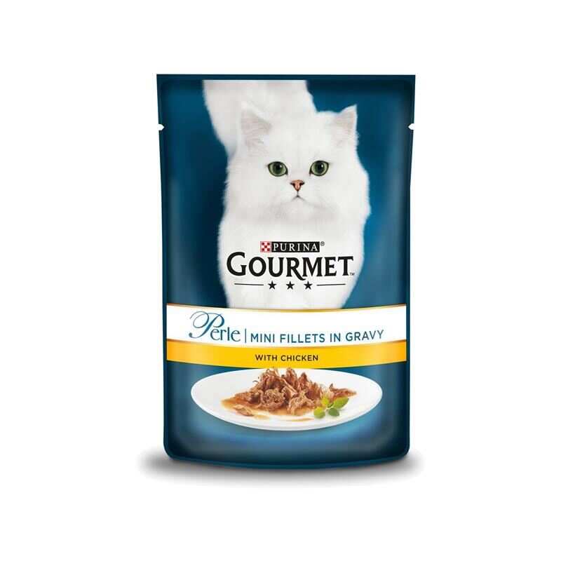 Pro Plan Purina Gourmet Perle Izgara Tavuklu Yaş Kedi Maması 85 Gr. - Thumbnail